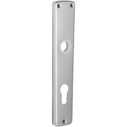 Plaque Cylindre Argentée 110mm – Lot de 2 pièces | LINEA BERTOMANI
