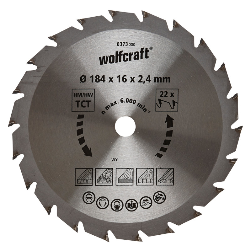 Lame pour scie circulaire WOLFCRAFT Lame pour scie circulaire WOLFCRAFT