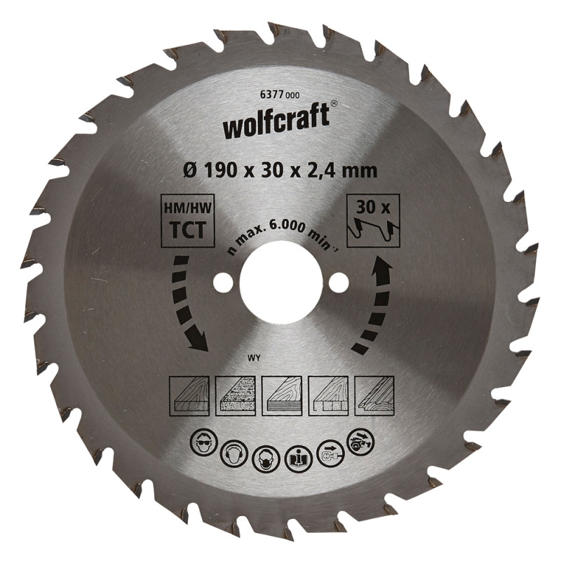 Lame pour scie circulaire WOLFCRAFT Lame pour scie circulaire WOLFCRAFT