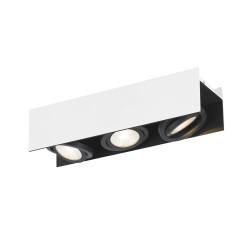 Spot LED Vidago à intensité variable 3 x 5,4 W – Éclairage modulable | EGLO