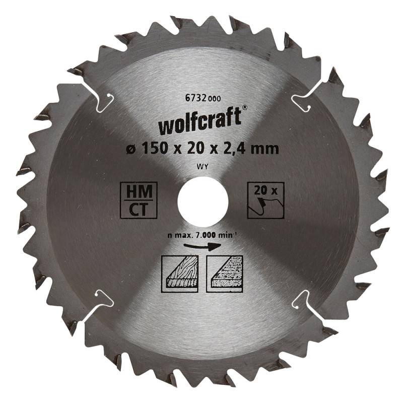 Lame à panneaux agglomérés pour scie circulaire WOLFCRAFT Lame à panneaux agglomérés pour scie circulaire WOLFCRAFT