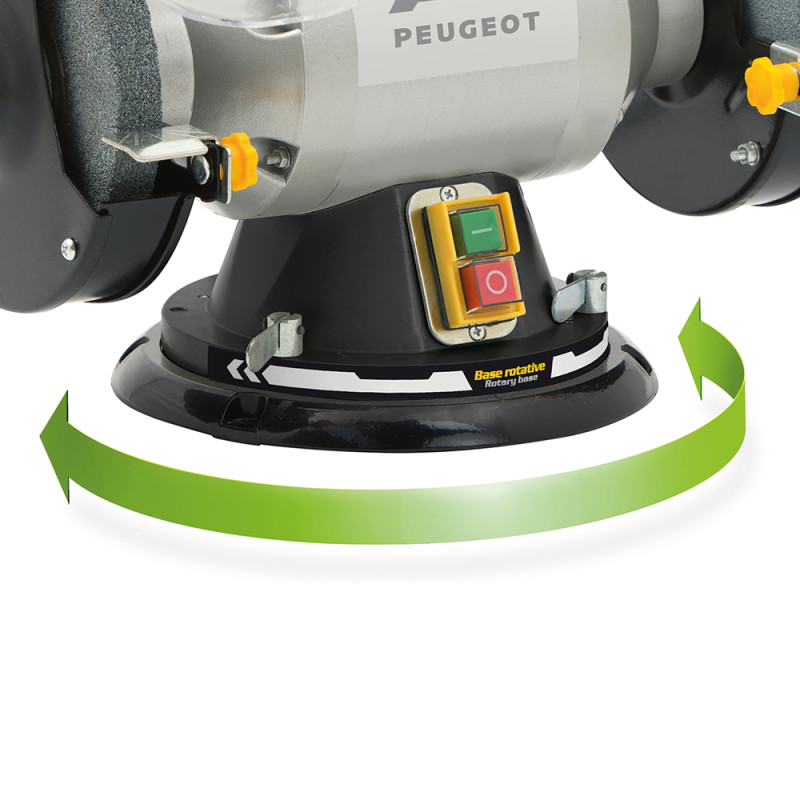 Touret à meuler EnergyGrind-150BP 150 x 150 350W PEUGEOT
