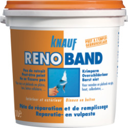 Pâte de réparation et de remplissage Renoband 1 L KNAUF