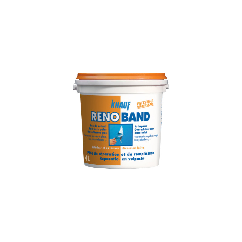 Pâte de réparation et de remplissage Renoband 4 L KNAUF