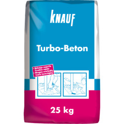 Béton à prise rapide prêt-à-l'emploi Turbo Béton 25 kg KNAUF