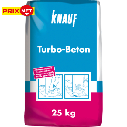 Béton à prise rapide prêt-à-l'emploi Turbo Béton 25 kg KNAUF