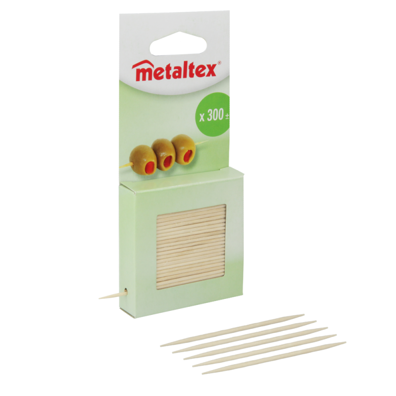 Boîte 300 Cure-dents – Hygiène & Praticité | METALTEX