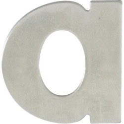Lettre A Inox 65mm – Décoration Durable | LINEA BERTOMANI