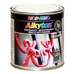 Peinture anticorrosion Alkyton aspect ferronnerie noire 0,25 L DUPLI-COLOR