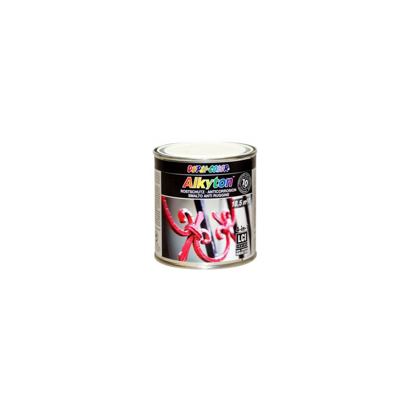 Peinture anticorrosion Alkyton aspect ferronnerie noire 0,25 L DUPLI-COLOR