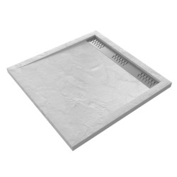 Receveur de douche Pedra carré 90 x 90 cm AURLANE