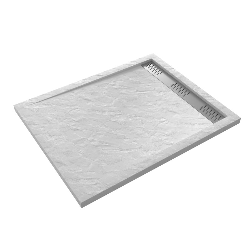 Receveur de douche Pedra rectangle 100 x 80 cm AURLANE