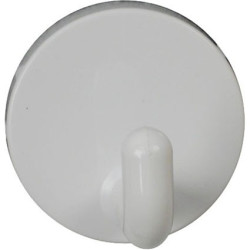 Crochet plastique à visser blanc – Fixation facile | LINEA BERTOMANI