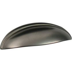 Poignée Zanac Nickelé Demi Lune 64mm – Style & Durabilité | LINEA BERTOMANI