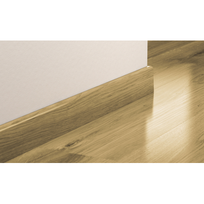 Plinthe droite haute pour sol stratifié 240 x 7,7 x 1,4 cm chêne beige naturel PERGO