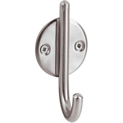 Crochet simple 80 mm inox – Fixation solide | LINEA BERTOMANI