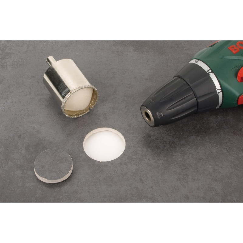 Trépan diamant carrelage Ø 25 mm – Coupe précise | WOLFCRAFT