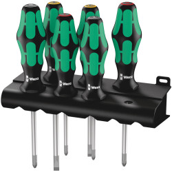 Set de tournevis Kraftform Plus 6 pièces WERA – Qualité | WERA