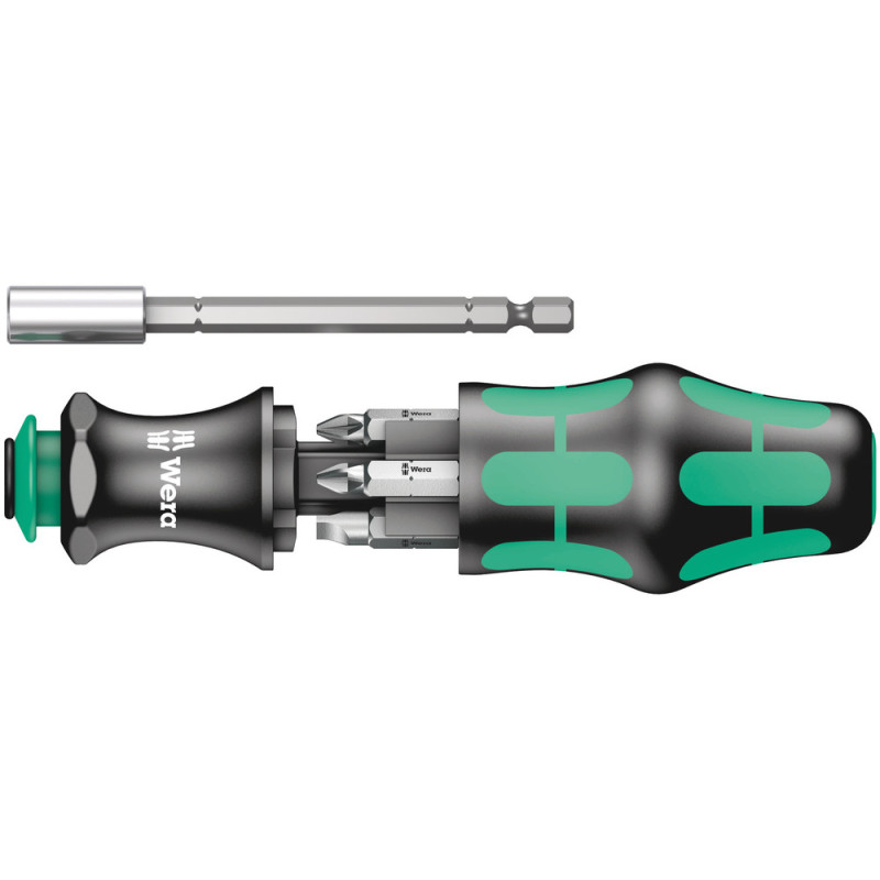 Tournevis Kraftform Kompakt avec lame télescopique 6 pièces WERA