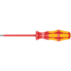 Tournevis plat isolé VDE 0,6x3,5x100mm WERA – Sécurité | WERA