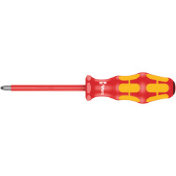 Tournevis Pozidriv isolé VDE 2x100mm WERA – Sécurité | WERA