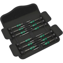 Set de tournevis Kraftform Micro pour électronicien 12 pièces WERA