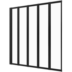 Paroi de bain à 5 volets 143 x 125 cm AURLANE