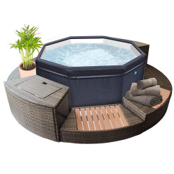 Spa semi-rigide Octopus 4 personnes Ø 1,93 x 0,73 m Spa semi-rigide Octopus 4 personnes Ø 1,93 x 0,73 m