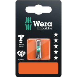 Embout Impaktor Torx 20 x 25 mm WERA – Durabilité | WERA