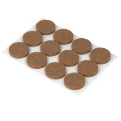 Patin feutre adhésif Ø 22mm 12 pièces – Protège sols | METALTEX
