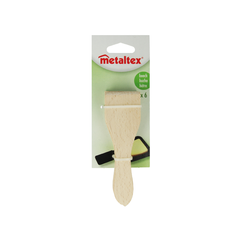 Spatule Raclette 6 Pièces – Idéal pour vos Raclettes | METALTEX