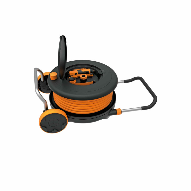 Dévidoir sur roues 30 m Ø 13 mm FISKARS Dévidoir sur roues 30 m Ø 13 mm FISKARS