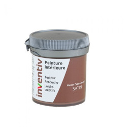 Testeur Peinture Marron Cappucino – Échantillon Satiné | INVENTIV