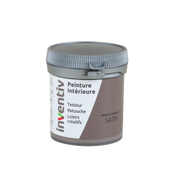 Testeur Peinture Marron Taupe Satiné – Idéal murs | INVENTIV

