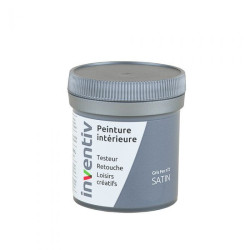 Testeur Peinture Gris Fer Satiné – Échantillon Idéal | INVENTIV