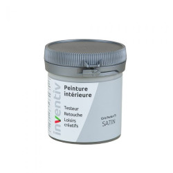 Testeur peinture pour mur boiserie radiateur Gris Perle n°5 satiné 0,08 L INVENTIV