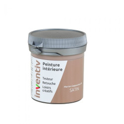 Testeur de peinture marron cappuccino – Idéal pour murs et boiseries | INVENTIV