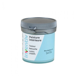 Testeur peinture pour mur boiserie radiateur Maldives n°6 satiné 0,08 L INVENTIV