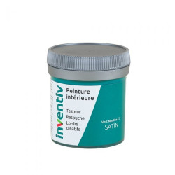 Testeur Peinture Menthe Satiné – Idéal murs, boiseries | INVENTIV
