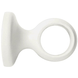 Support monobloc bois blanc Ø 28 mm – Accessoire rideau | MOBOIS