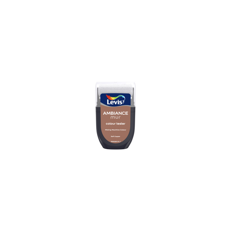 Testeur Peinture murale Ambiance Soft Copper extra mat 0,03 L LEVIS