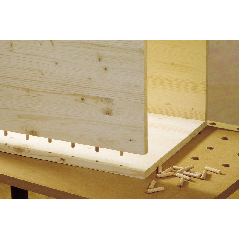 Tourillons de 30 mm en bois de hêtre Ø 6 mm WOLFCRAFT Tourillons de 30 mm en bois de hêtre Ø 6 mm WOLFCRAFT