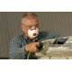 Masque anti-poussières FFP3 avec valve d'expiration et élastique réglable 2 pièces WOLFCRAFT