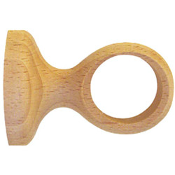 Support monobloc bois brut Ø 28 mm – Accessoire rideau | MOBOIS