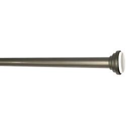 Barre à rideau grise 120-210cm – Installation facile | MOBOIS