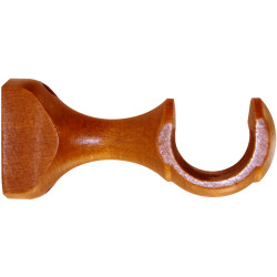 Support monobloc bois merisier Ø 35 mm – Accessoire rideau | MOBOIS