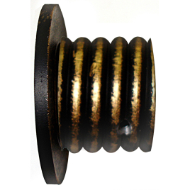 Naissance métal bronze patiné Ø 20 mm