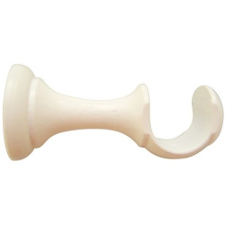 Support ouvert bois blanc Ø 28 mm – Accessoire rideau | MOBOIS