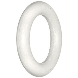 Anneau plastique blanc Ø 28 mm – Lot de 10 pièces | MOBOIS