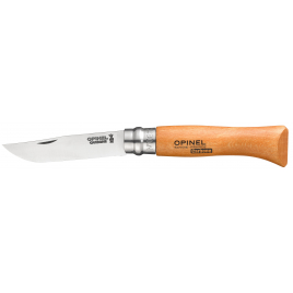 Couteau de poche avec lame en acier carbone n°8 OPINEL